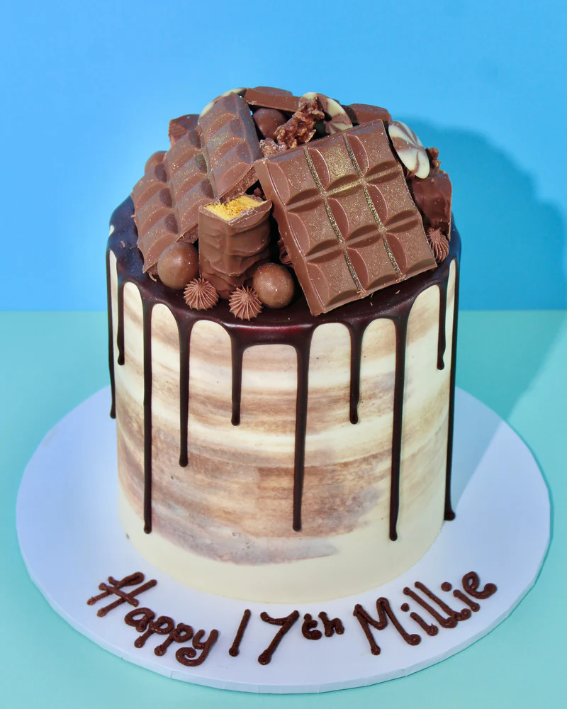 A Pile Of Chocolate Cake